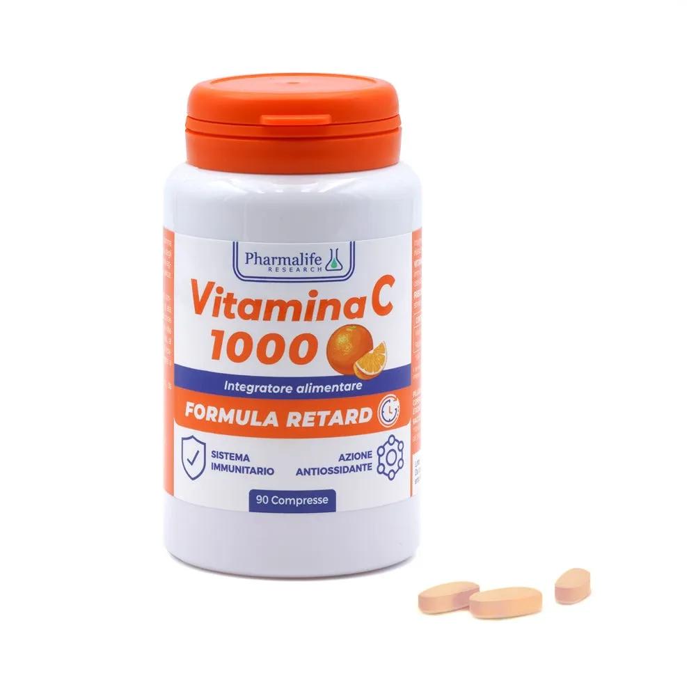 Pharmalife Vitamina C 1000 Integratore Sistema Immunitario 90 Compresse