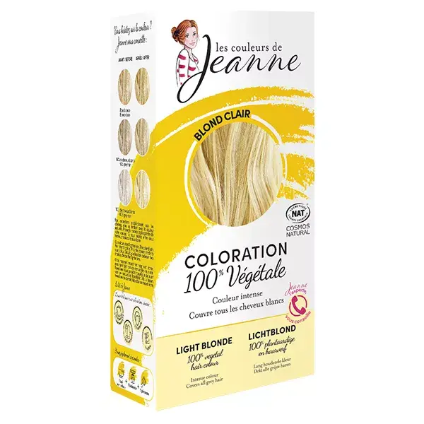 Les Couleurs de Jeanne Coloration Végétale Blond Clair 100g