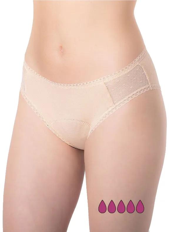 Inca Farma Adult Menstrual Panties Super Absorption Nude Size L