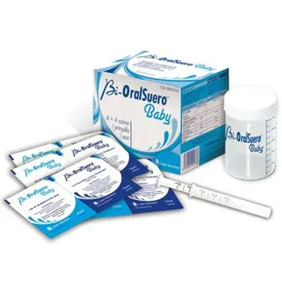 Bi-Oralsuero Baby 8 Sobres + 1 Jeringuilla + 1 Vaso