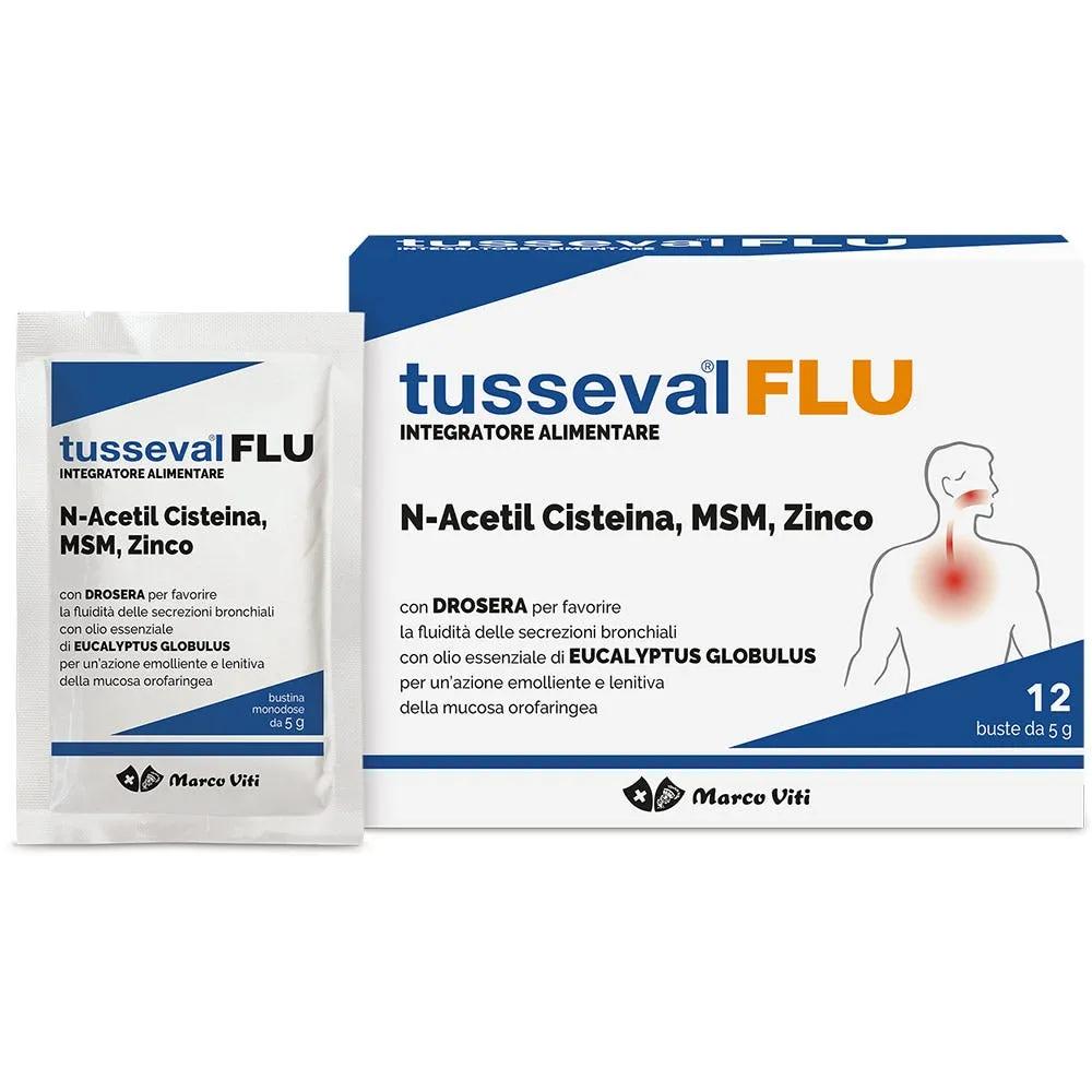 Tusseval Flu Integratore Fluidificante 12 Bustine