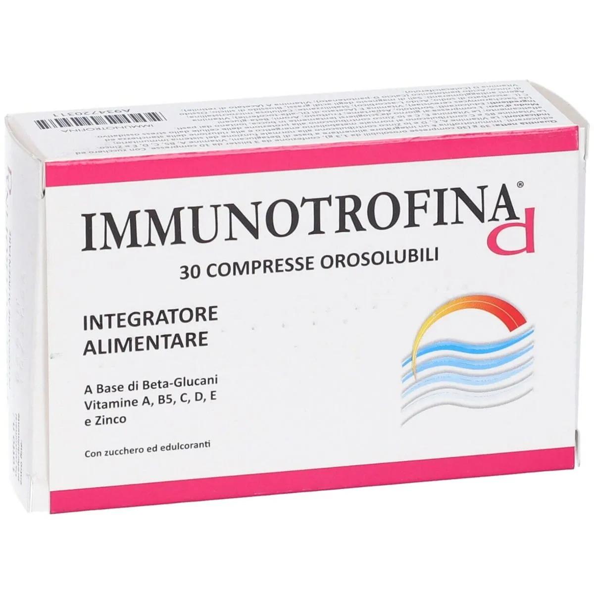 Immunotrofina Integratore Difese Immunitarie 30 Compresse Orosolubili