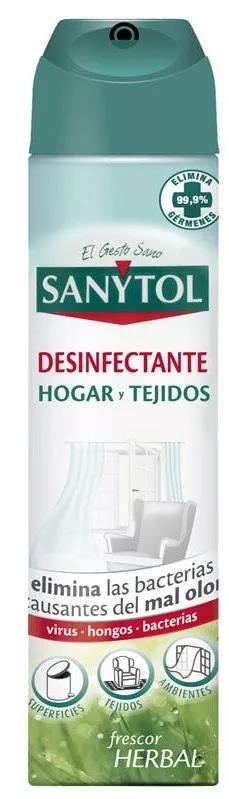 Sanytol Ontsmettingsmiddel Luchtverfrisser Thuis en Tissues 300 ml