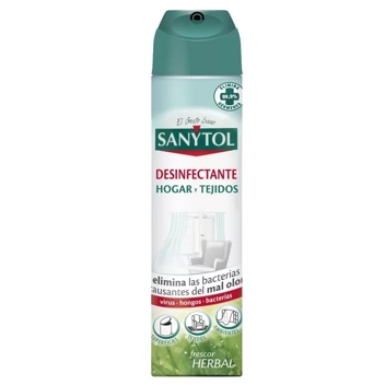 Ambientador sanytol desinfectante para hogar y tejidos spray bote de 300 ml  : : Salud y cuidado personal