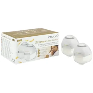 Bomba tira-leite elétrica dupla portátil discreta InnoGIO GIOmum Line