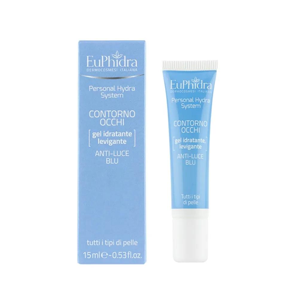 Euphidra Phs Gel Idratante Contorno Occhi Antiluce Blu 15 ml