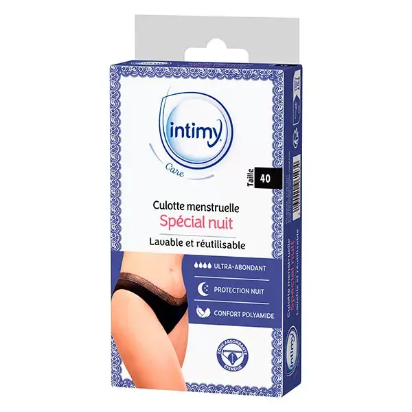 Intimy Care Culotte menstruelle spécial nuit, taille 40, 1 unité