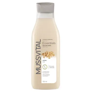 Bath Gel Essentials Avena Mussvital 750ml