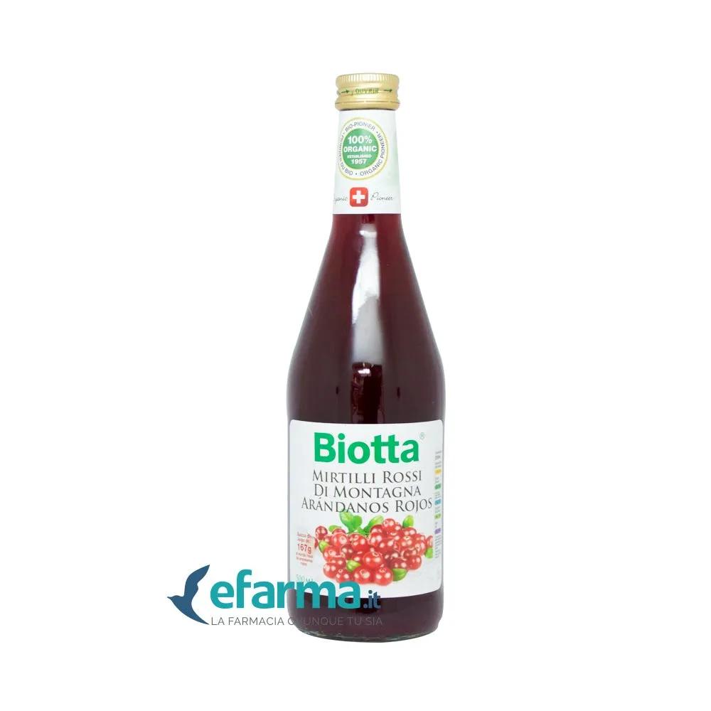 Fior Di Loto Biotta Succo Di Mirtilli Rossi 500 ml