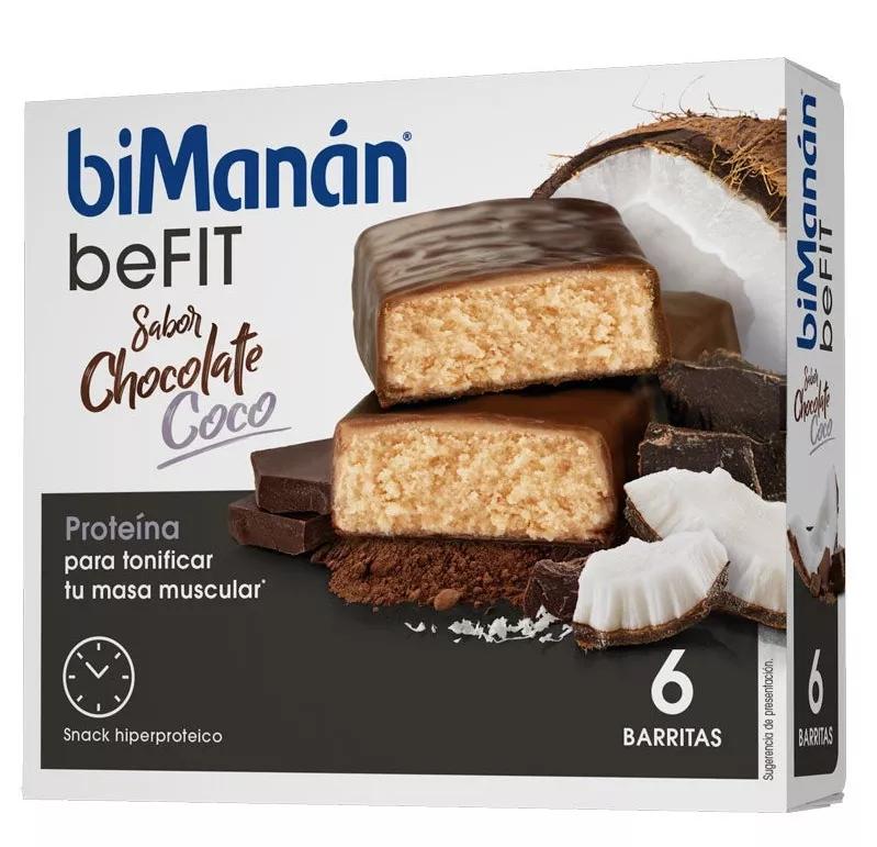 Bimanán Befit Be Fit Stick s Chocolate Coco 6 Uds