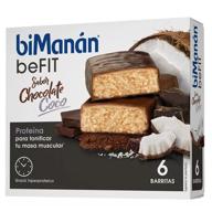 BiManán BeFit Barritas Chocolate Coco 6 Uds