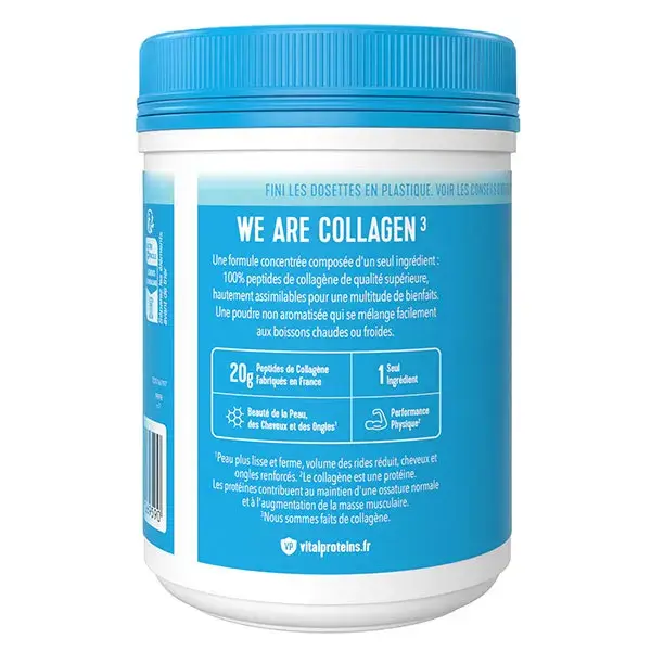 Vital Proteins Collagen Peptides Collagène Bovin en Poudre 284g