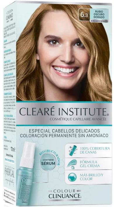 Cleare Institute Colour Clinuance Tinte Permanente Cabellos Delicados 63 Rubio Oscuro Dorado