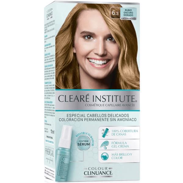 Clinuance Permanent Color Cream Delicate Hair 6.3 Dunkelgoldblond