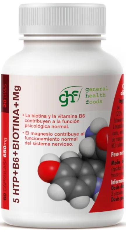 GHF 5-HTP + B6 + Biotine + Mg 60 gélules