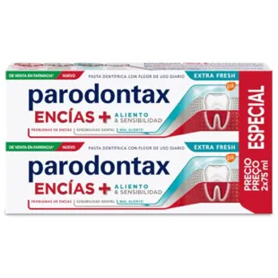 Parodontax Pasta Dentífrica + Respiração e Sensibilidade 2x75 ml