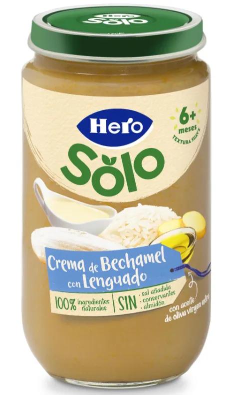 Hero Solo Vasetto di Crema Besciamella con Sogliola +6m 235 gr