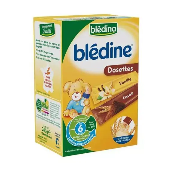 Blédina Bledine vanilla cocoa 6 m + 12 pods