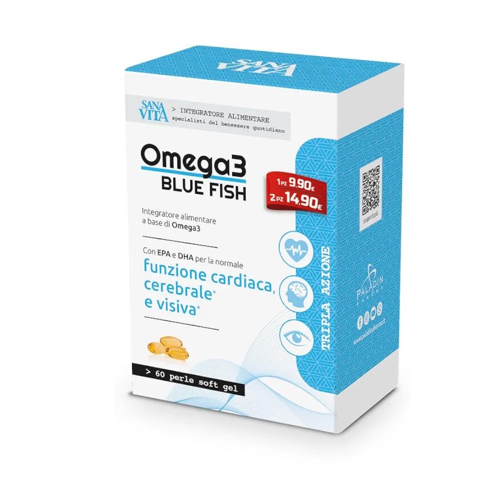 Sanavita Omega 3 Bluefish Integratore Per Funzione Cardiaca 60 Capsule