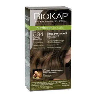 Biokap Delicato Dye 5.34 Light Honey Brown 140 ml