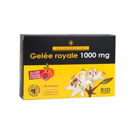 SID Nutrition Oligoroyal Gelée Royale 1000mg 20 ampoules