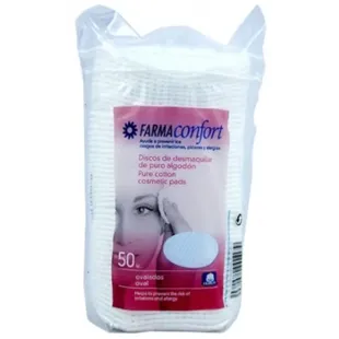 Farmaconfort Oval Makeup Remover Discs 50 units
