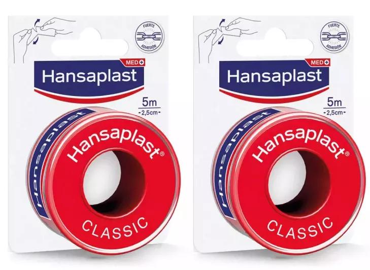 Hansaplast Fita Clássica 5m x 2,5cm 2 uds