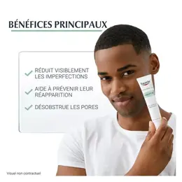 Eucerin DermoPure K10 Soin Rénovateur Cutané Peaux à Tendance Acnéique 40ml