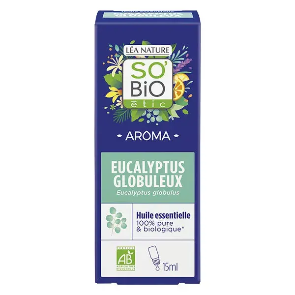 So'Bio Étic Aroma Huile Essentielle Eucalyptus Globuleux Bio 15ml