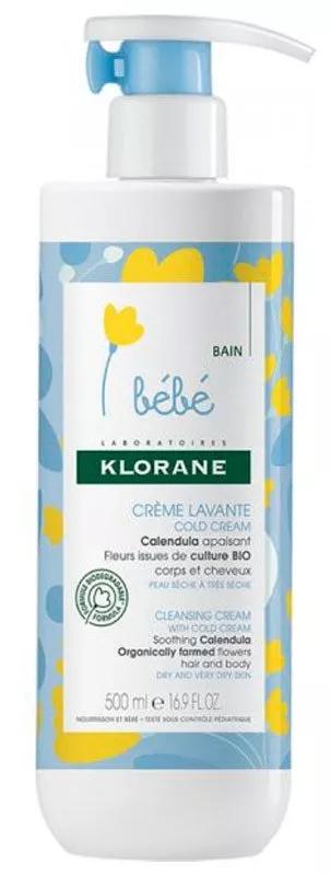 Klorane Bebe Physio Crema Detergente 500ml