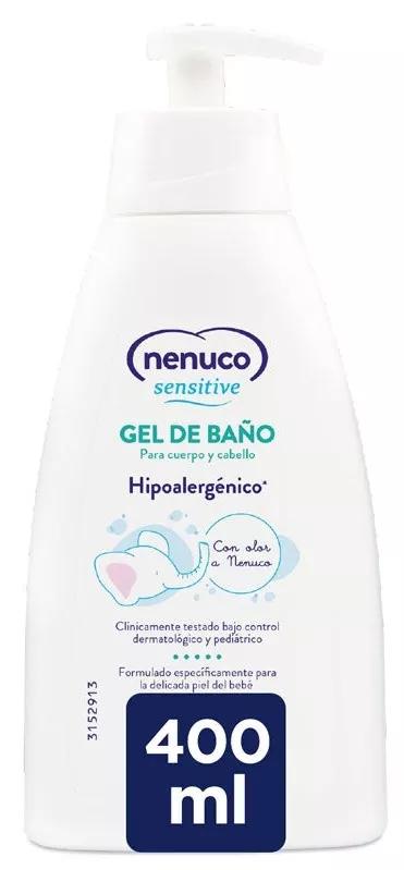 Nenuco Sensitive gel de Banho Hipoalergénico Bebé 400ml
