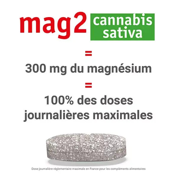 MAG 2 Cannabis Sativa 30 comprimés