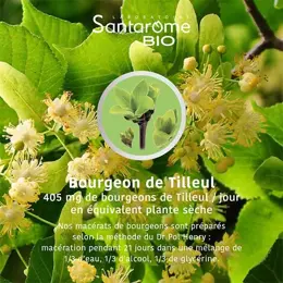 Santarome Bio - Bourgeon de Tilleul Bio - Gémmothérapie - Flacon de 30ml