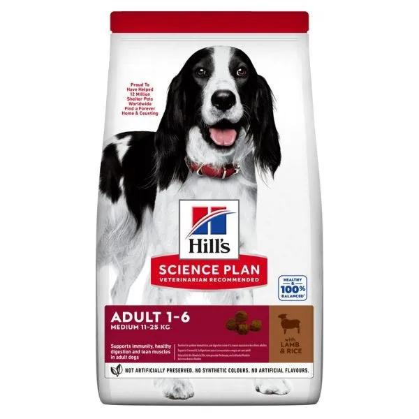 Hill's Science Plan Medium Adult Cibo Secco Con Agnello E Riso Cani Adulti Taglia Media 12Kg