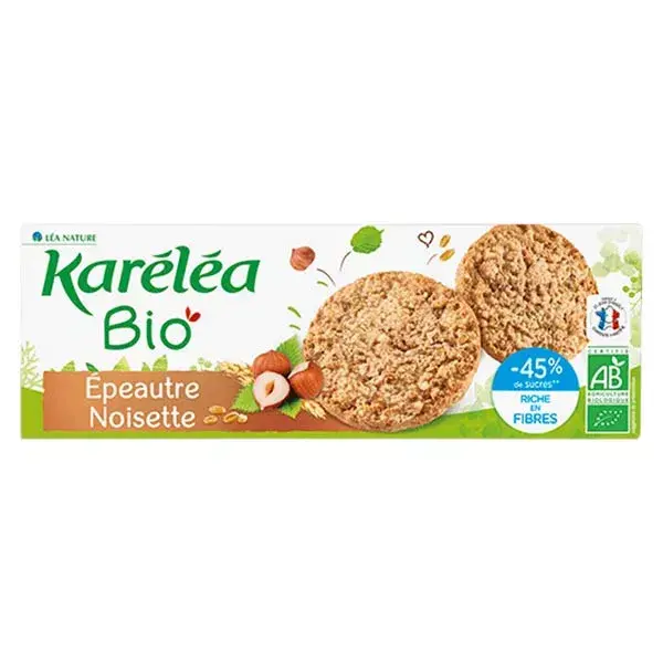 Karelia Shortbread Cookies Spelt Hazelnut Organic 150g