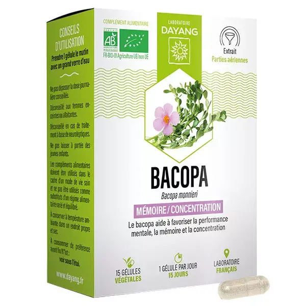 Dayang Bacopa Bio 15 gélules