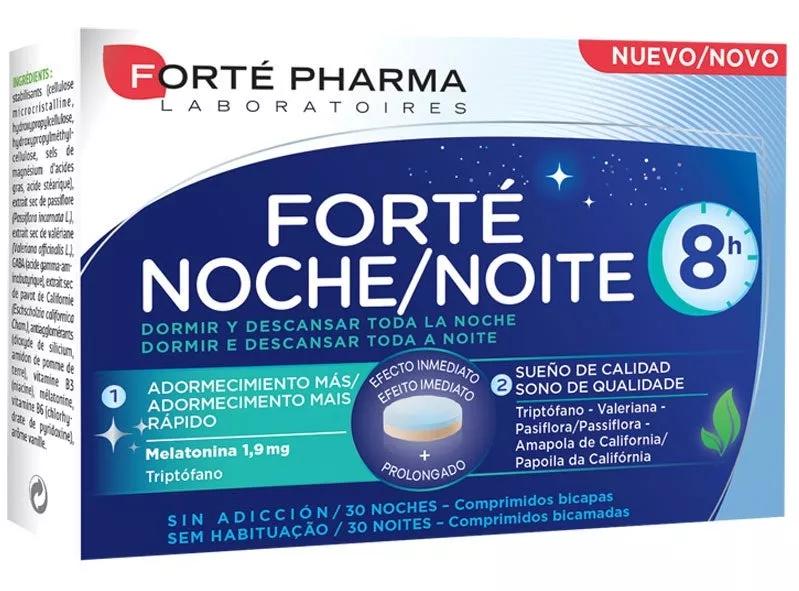 Forté Night 8H Forté Pharma 30 Bilayer Tablets