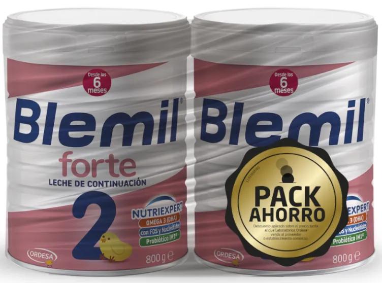 Blemil Forte 2 Melk Vervolg 2x800 gr VOORDEELVERPAKKING