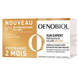 Oenobiol Sun Expert Préparateur Solaire Anti-Âge Lot de 2 x 30 gélules