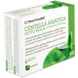 Nature Essential Centella Asiatica Complex 2500mg 60 Vegetable Capsules