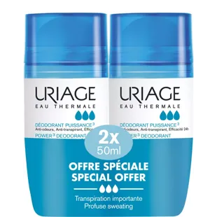 Pack Duplo Deodorant Roll On 24 hours Uriage 50ml