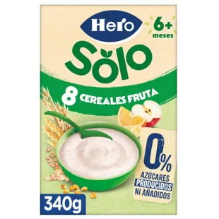 Hero Baby 8 Cereals and Fruit Porridge 340 g