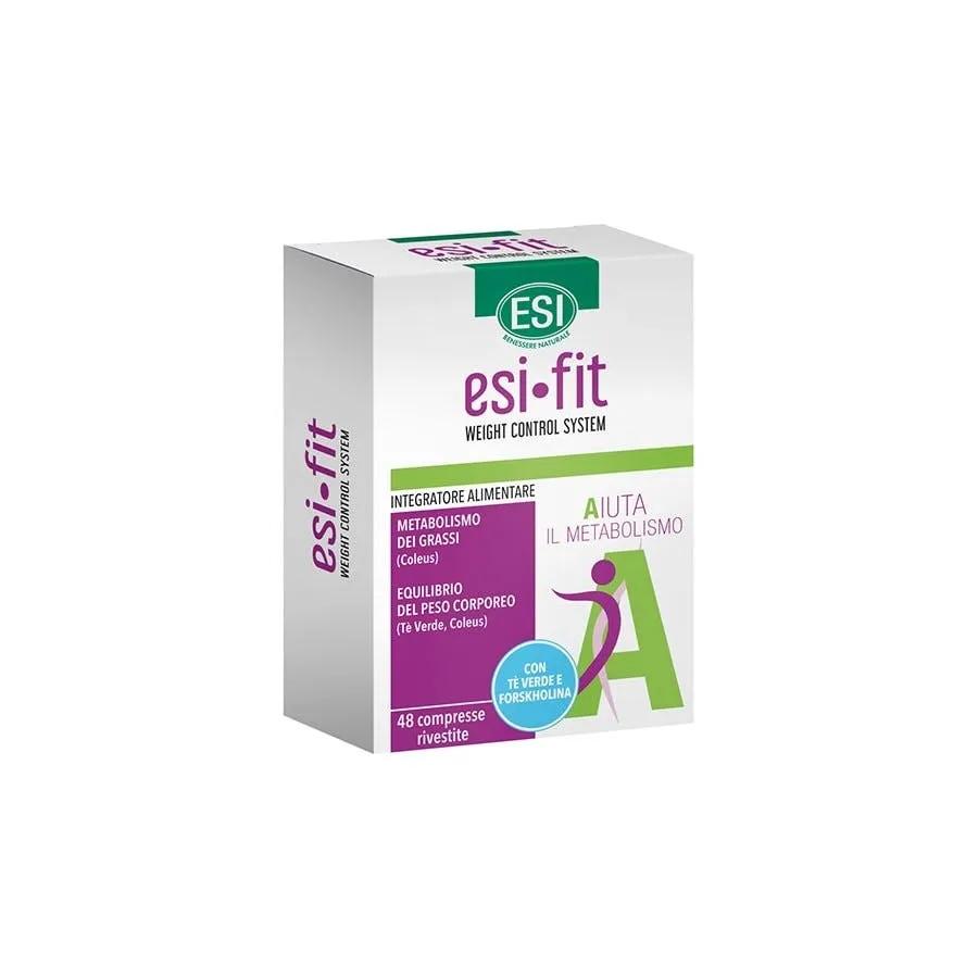 Esi-Fit A Aiuta Con Tè Verde Integratore per Equilibrio Peso Corporeo 48 Compresse