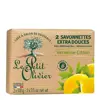 Le Petit Olivier Savonnettes Extra Douce Verveine Citron Lot de 2 x 100g