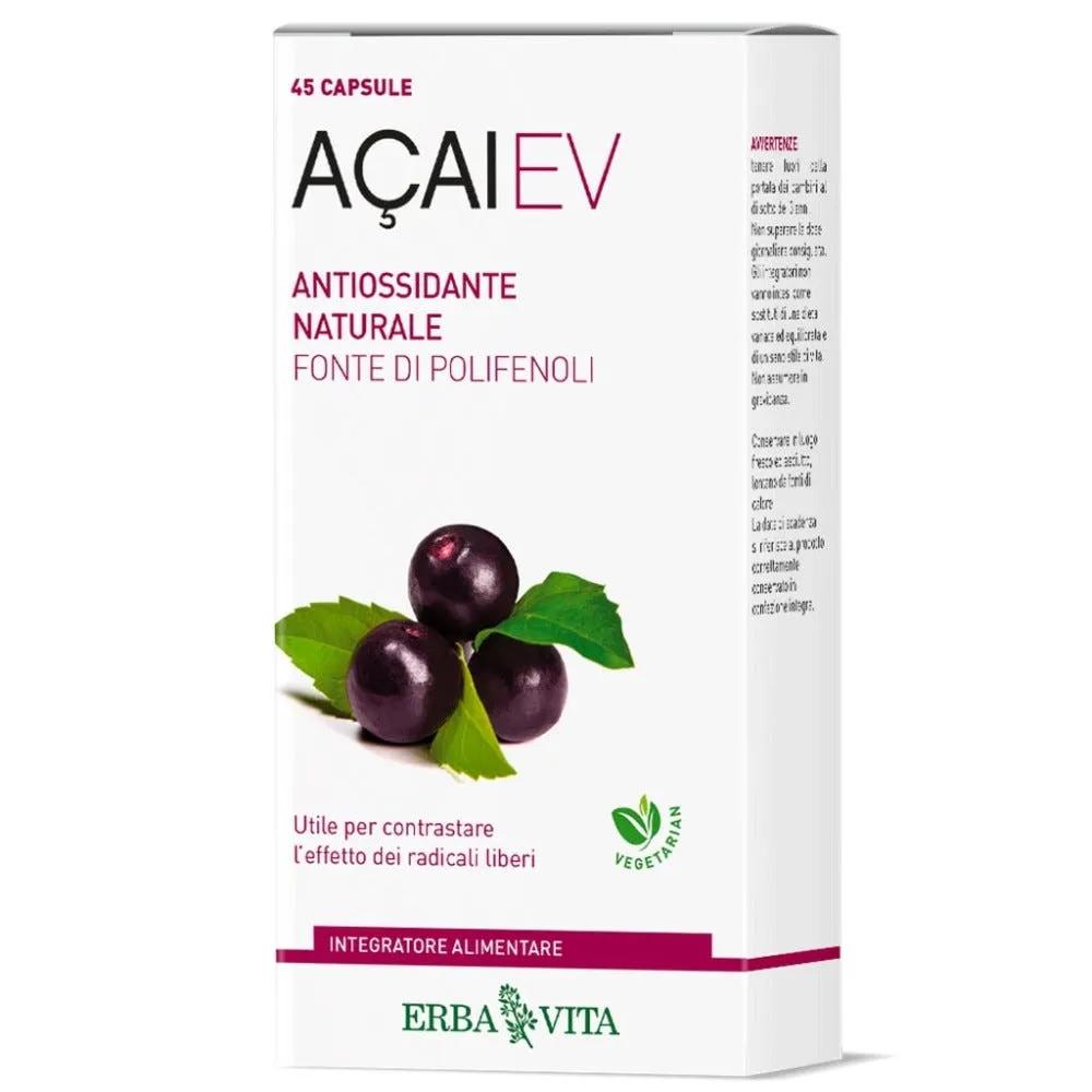 Erba Vita Açai Integratore Antiossidante 60 Capsule