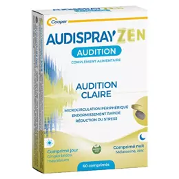 Audispray Zen Audition Claire 60 comprimés