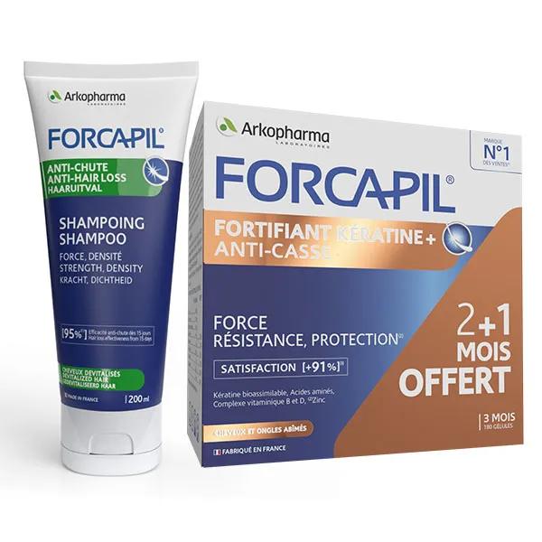 Arkopharma Forcapil Routine Fortifiant Cheveux Kératine + | Atida