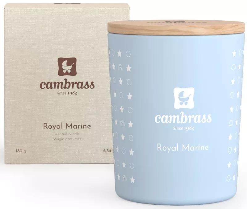 Cambrass Star Royal Marine Scented Candle 7.5x7.5x9 cm