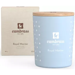 Vela perfumada Cambrass Star Royal Marine 7,5x7,5x9 cm