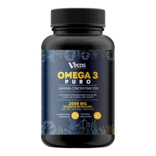 Vecos Nucoceutical Omega 3 Pure 120 Capsules
